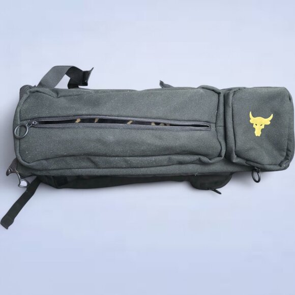 Under Armour Project Rock Duffle Backpack in Black - Picture 6 of 11